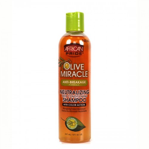 African Pride Olive Miracle Anti-Breakage Neutralizing Shampoo 8oz